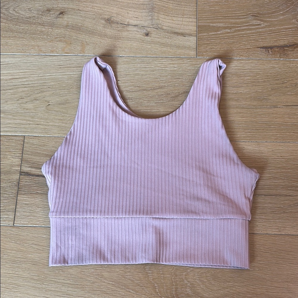 DYI Ribbed Pink Crop Top